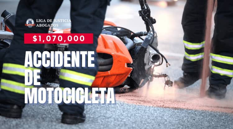 Los abogados de accidente de motocicleta de Liga de Justicia ganan $1,070,000 para su cliente. NYC. Bronx, Nassau, Brooklyn, Queens, Brentwood, Suffolk, Long Island, NY.