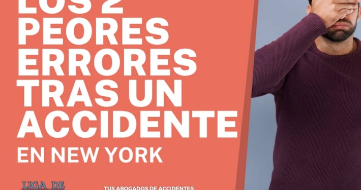 Enterate de los 2 perores errores tras un accidente en New York o Long Island que la gente comete.